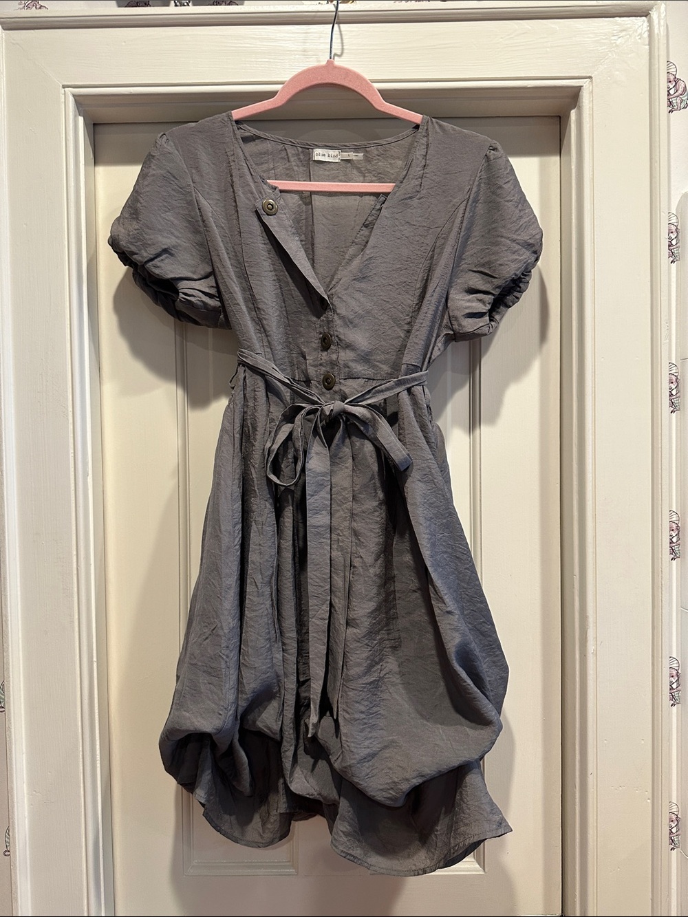 Tiered Charcoal Dress